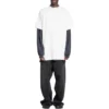 Camiseta con aberturas oversize «White» 761460TPVD49000