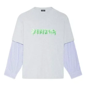 Camiseta con capas y logotipo Slime «Gris» 671401TLVF11203