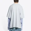 Camiseta con capas y logotipo Slime «Gris» 671401TLVF11203