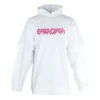 Camiseta con capucha de manga larga doble «White Bubblegum» de Slime 681029TLVF10901