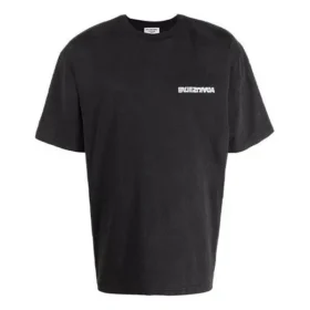Camiseta con corte lateral «Black» 641655TLVB39034