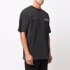 Camiseta con corte lateral «Black» 641655TLVB39034