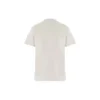 Camiseta con cuello redondo y logotipo, gris/blanco 612964TJVD99054