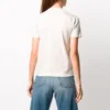Camiseta con cuello redondo y logotipo, gris/blanco 612964TJVD99054