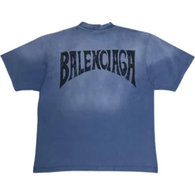 Camiseta con dibujo a mano «Azul» 764235TPVU42671