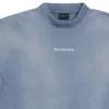 Camiseta con espalda al aire, corte medio «Azul y blanco» 764235TPVK14313