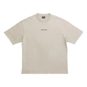 Camiseta con espalda al aire, corte medio «Beige» 612966TOVJ89763