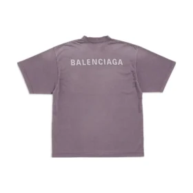 Camiseta con espalda al descubierto, corte medio «Purple Grey» 764235TPVK15500