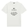 Camiseta con estampado de logotipo FW21, blanca 661705TKVF19081