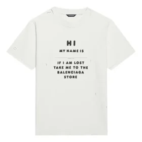 Camiseta con estampado de logotipo FW21, blanca 661705TKVF19081