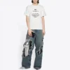 Camiseta con estampado de logotipo FW21, blanca 661705TKVF19081