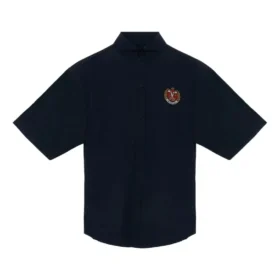 Camiseta con estampado del logotipo universitario «Est. 1917» «Azul oscuro» 675643TYB184100