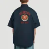 Camiseta con estampado del logotipo universitario «Est. 1917» «Azul oscuro» 675643TYB184100