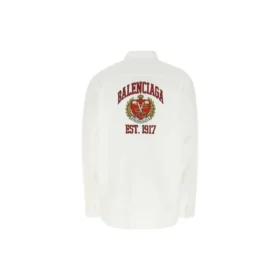 Camiseta con estampado del logotipo universitario «Est. 1917», «Blanca», 675640TYB189000