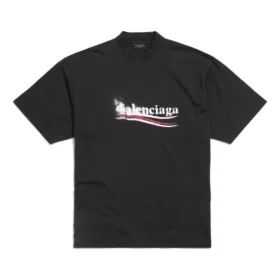 Camiseta con estarcido político «Black White» 764235TQVI51569