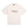 Camiseta con estarcido político «White Black» 764235TQVI59784