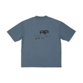 Camiseta con icono BB Icon dibujado a mano, corte medio «Azul negro» 612966TNVN44183