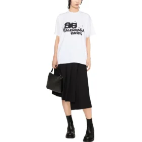 Camiseta con icono BB Icon dibujado a mano, corte medio, «Blanco» 612965TNVN49040