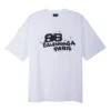 Camiseta con icono BB Icon dibujado a mano, corte medio «Blanco Negro» 612966TNVN49040