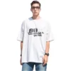 Camiseta con icono BB Icon dibujado a mano, corte medio «Blanco Negro» 612966TNVN49040