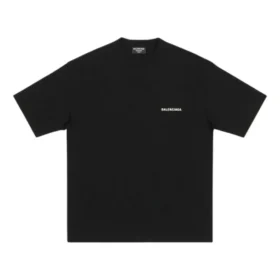 Camiseta con logotipo, corte mediano «Negro» 612966TMVF41070