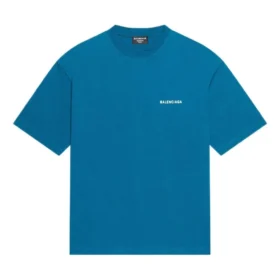 Camiseta con logotipo, corte medio «Azul» 612966TLVB99567