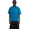 Camiseta con logotipo, corte medio «Azul» 612966TLVB99567