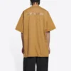 Camiseta con logotipo, corte medio «Beige» 612966TLVB39504