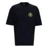 Camiseta con logotipo Crest «Black» 612966TLV611000