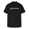 Camiseta con logotipo de Balenciaga x Alipay «Negro Blanco» 787349TRVY91000