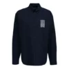 Camiseta con logotipo de código de barras «Navy» 662982TKM028065