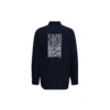 Camiseta con logotipo de código de barras «Navy» 662982TKM028065