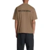 Camiseta con logotipo de corte medio «Beige» 612966TMVF47761