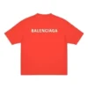 Camiseta con logotipo de corte medio «Bright Red» 612966TMVF43168