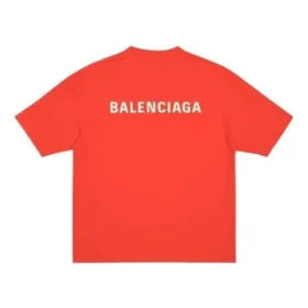 Camiseta con logotipo de corte medio «Bright Red» 612966TMVF43168