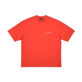 Camiseta con logotipo de corte medio «Bright Red» 612966TMVF43168