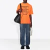Camiseta con logotipo de Languages «Orange Black» 641614TJVI37513