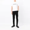 Camiseta con logotipo difuminado «Blanco Negro» 661705TKVD59040