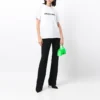 Camiseta con logotipo difuminado «Blanco Negro» 661705TKVD59040