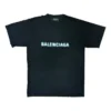 Camiseta con logotipo difuminado «Negro-azul» 661705TKVD51070