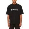 Camiseta con logotipo en letra cursiva «Black White» 612966TMVB41070