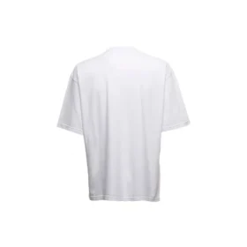 Camiseta con logotipo en letra cursiva «Blanco/Negro» 612966TMVB49040