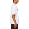 Camiseta con logotipo en letra cursiva «Blanco/Negro» 612966TMVB49040
