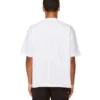 Camiseta con logotipo en letra cursiva «Blanco/Negro» 612966TMVB49040