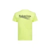 Camiseta con logotipo estampado, cuello redondo, amarilla 612964TJVF77110