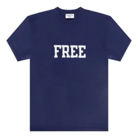 Camiseta con logotipo gratuito «Navy» 612965TKVD33967
