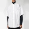 Camiseta con logotipo integral «Blanco Negro» 534332TBL969040