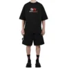 Camiseta con logotipo para gimnasio «Negra» 620969TIVD51000