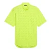 Camiseta con logotipo por toda la prenda «Amarillo neón» 534332TILX67110
