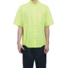 Camiseta con logotipo por toda la prenda «Amarillo neón» 534332TILX67110